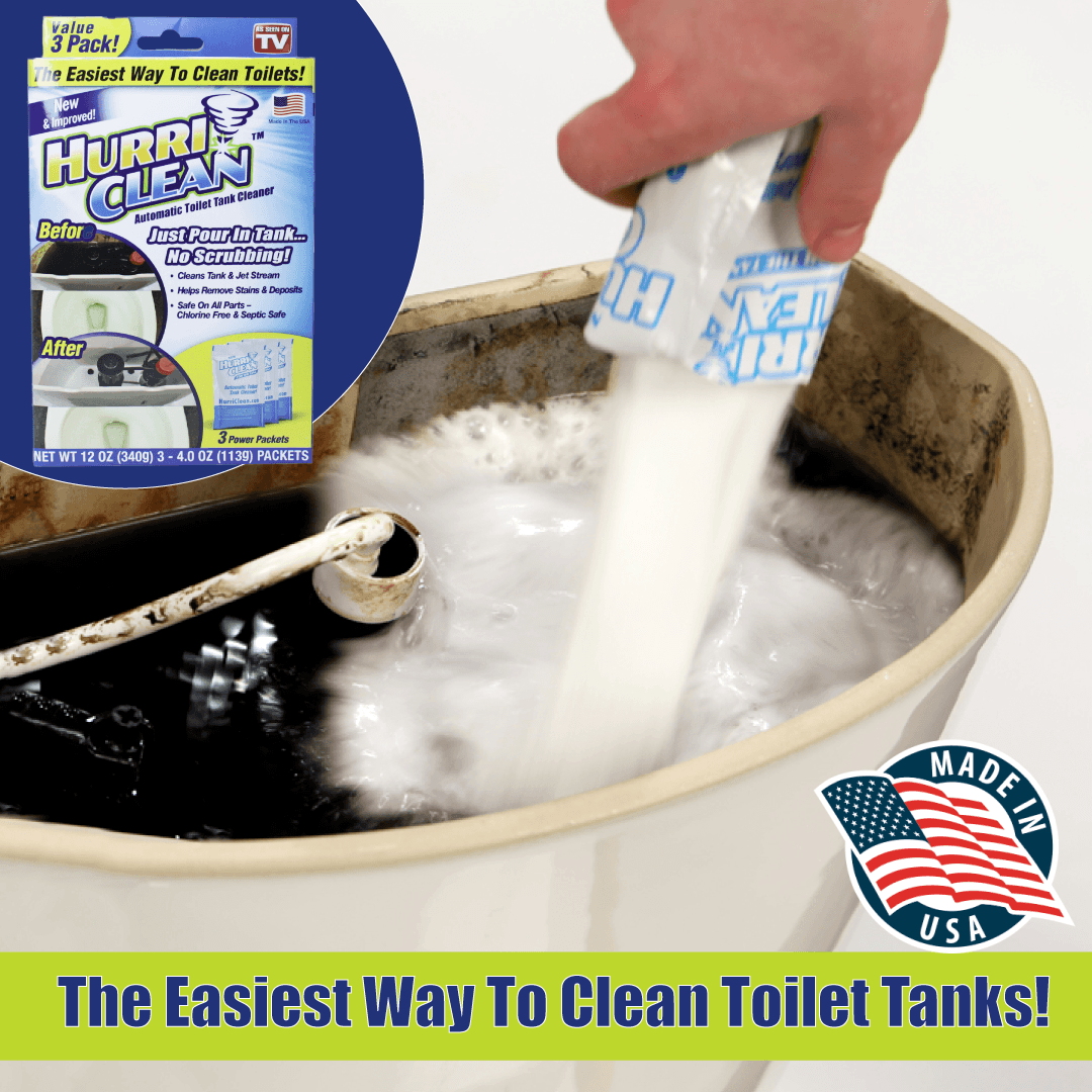 HurriClean - The Easiest Way To Clean Toilet Tanks