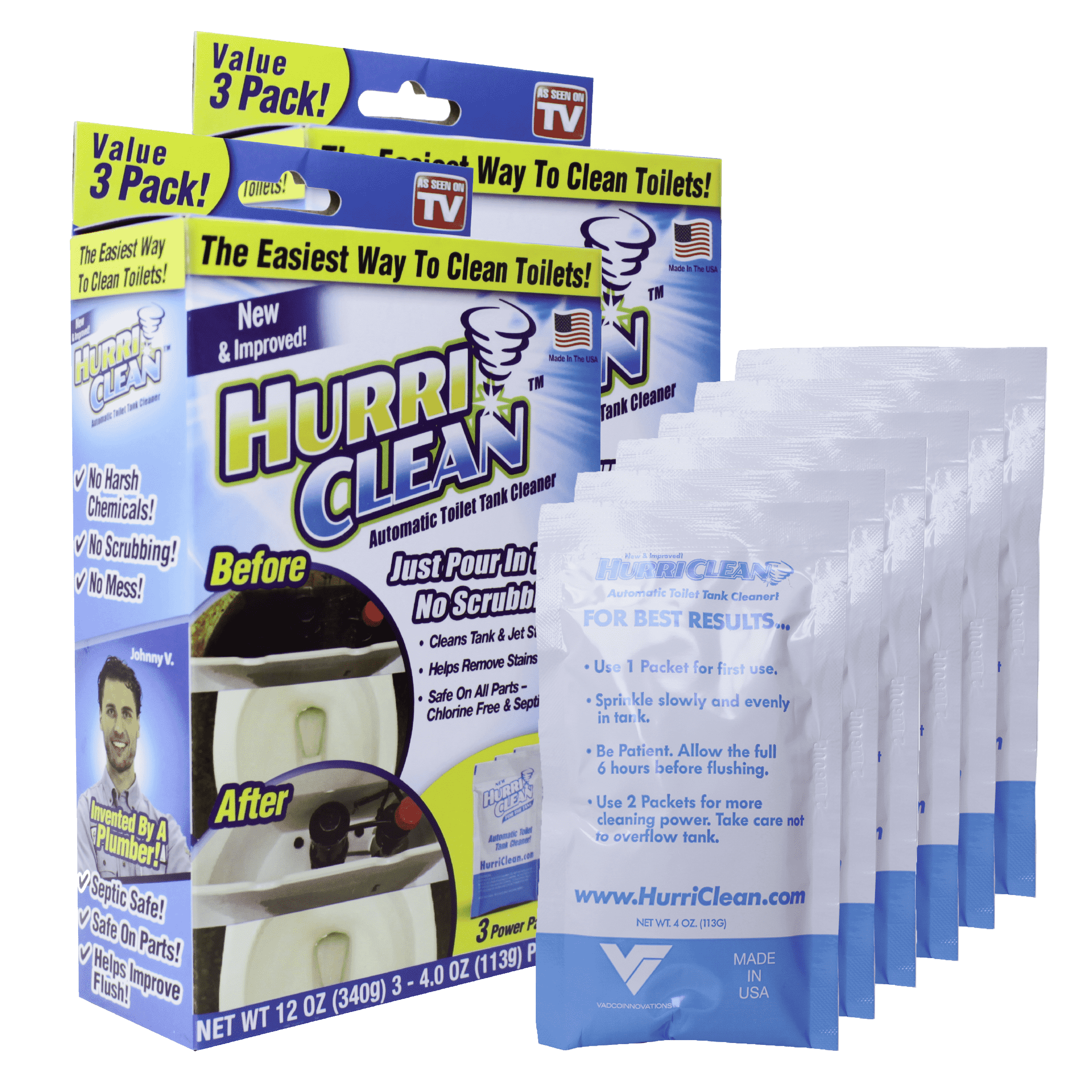 HurriClean Value 3 Pack